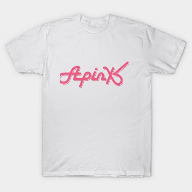 apink logo t-shirt T-Shirt by xxaryu88xx